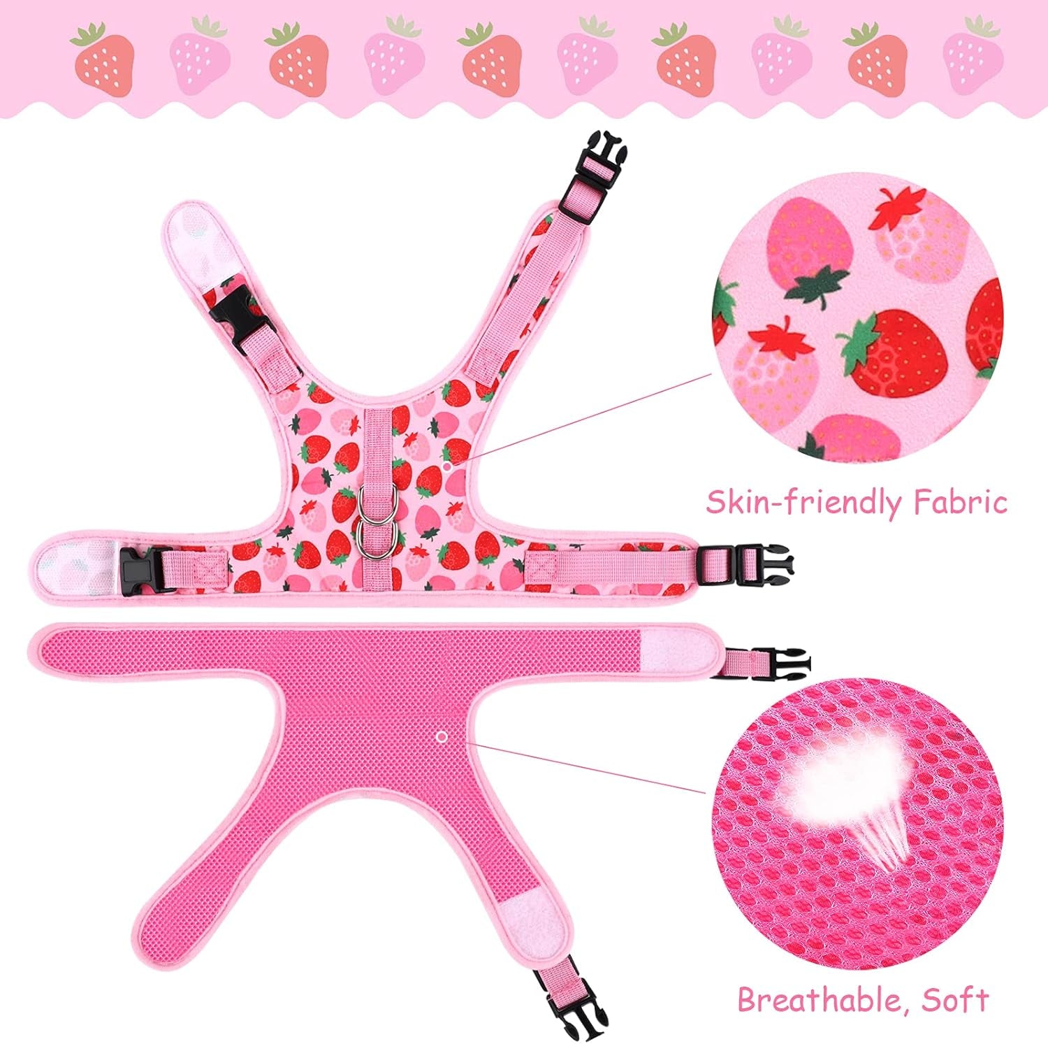 Cat Harness and Leash Set Cat Vest Harness Pet Leash and Collar Set Pet Harness for Kitties Puppies Small Pets Outdoor Walking, X-Small