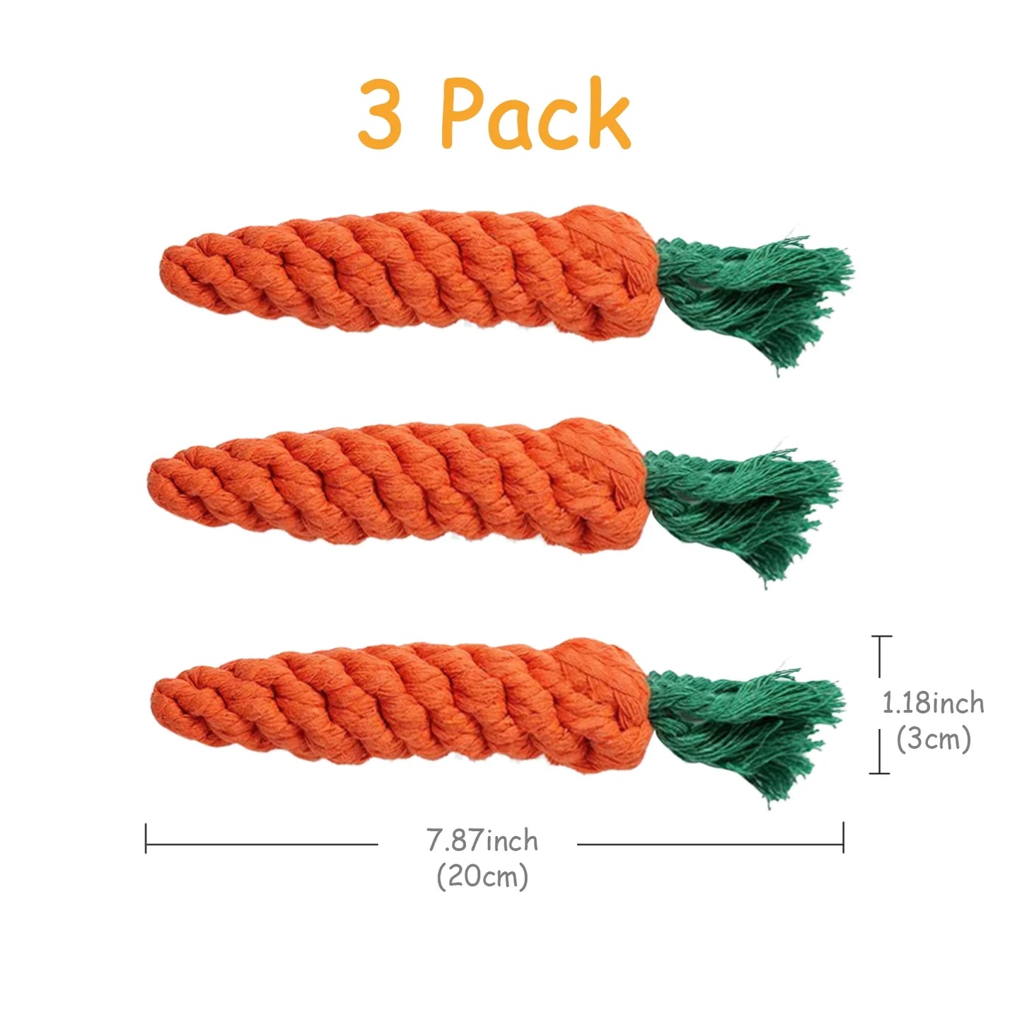Dog Toys 5 PCS Puppy Teething Chew Toys,Dog Rope Toys,Cat Chew Toys,Safe Braided Rabbit Toys Healthy Gift